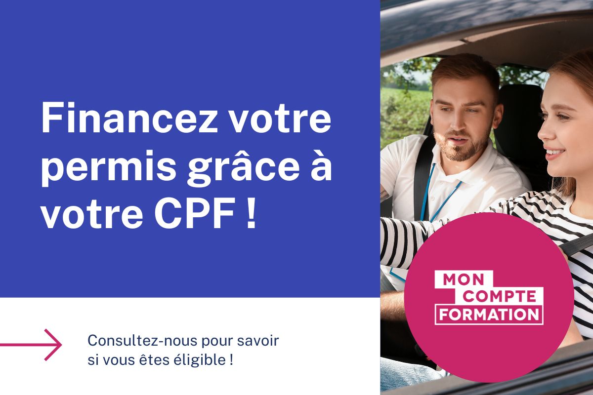 Financez votre permis grâce à votre CPF !